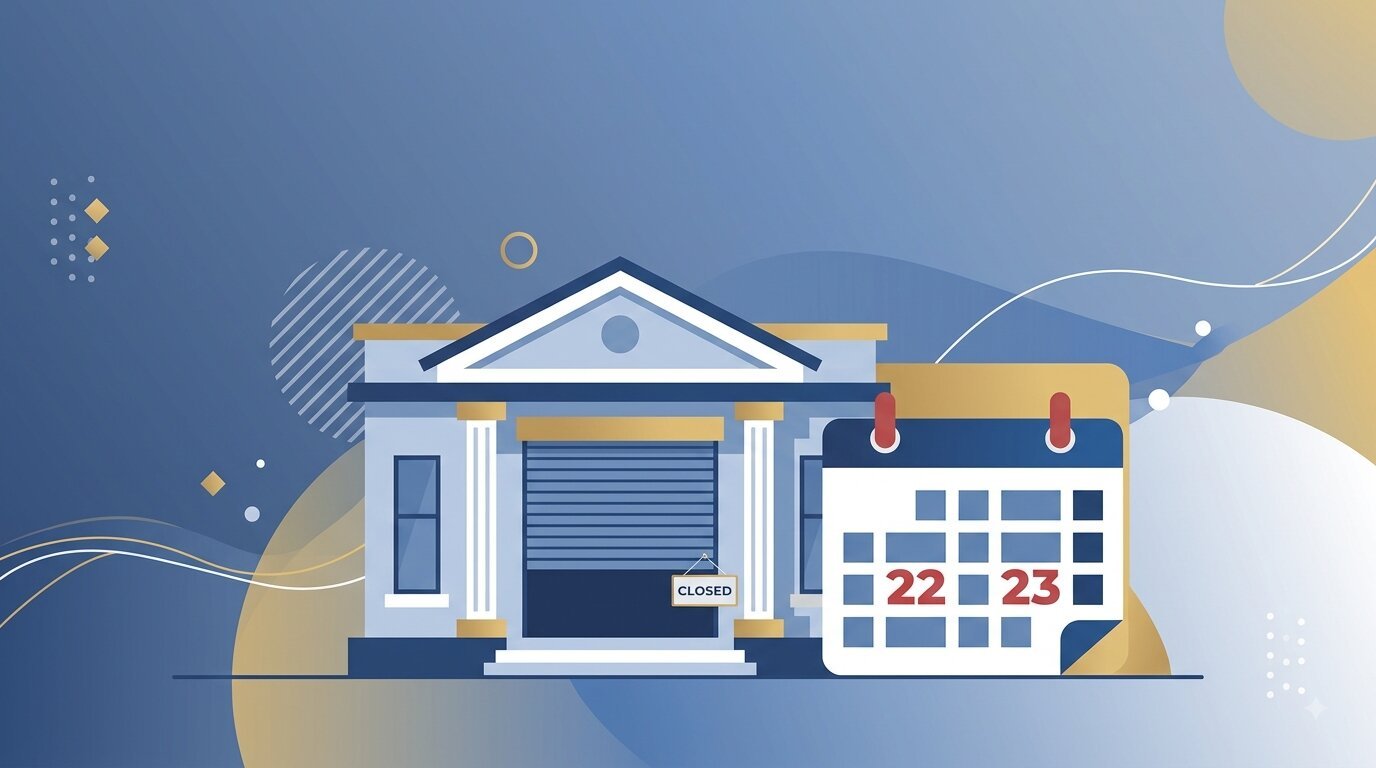 Bank Holidays This Week from 22 to 23 August